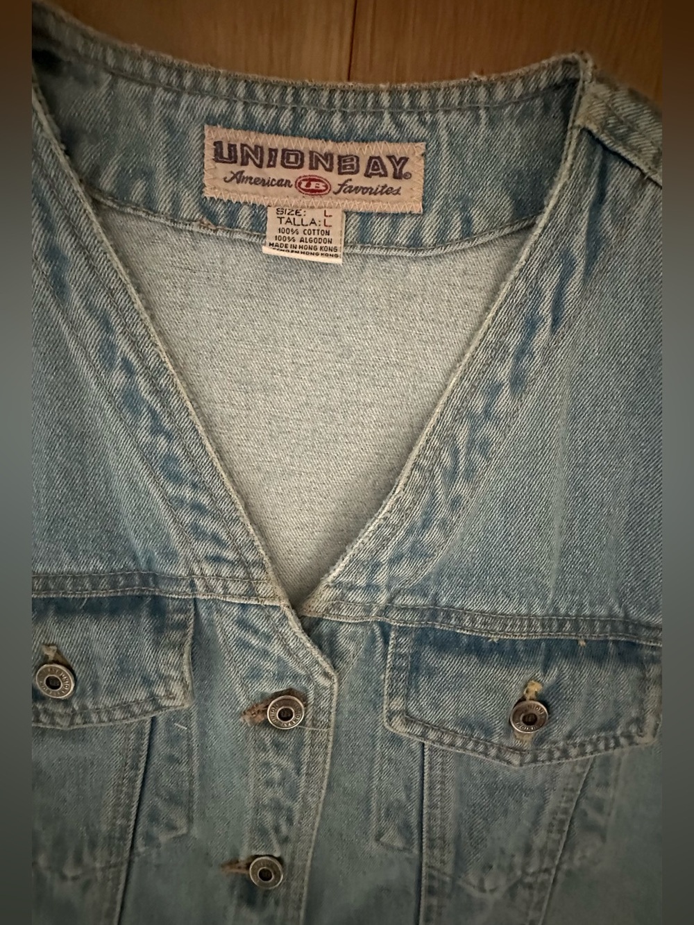 Sold 😍 Vintage Unionbay Jean denim vest - Picture 2 of 15